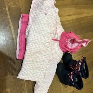 Columbia Snowsuit + Boots